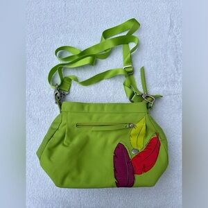 Haiku Apple green drift eco crossbody bag